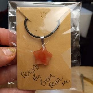 Star stone necklace 16”